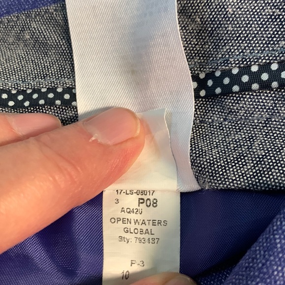 Banana Republic Avery Pants Womens Chambray Soft Stretch Denim Tapered Leg Sz 10 - Picture 8 of 10